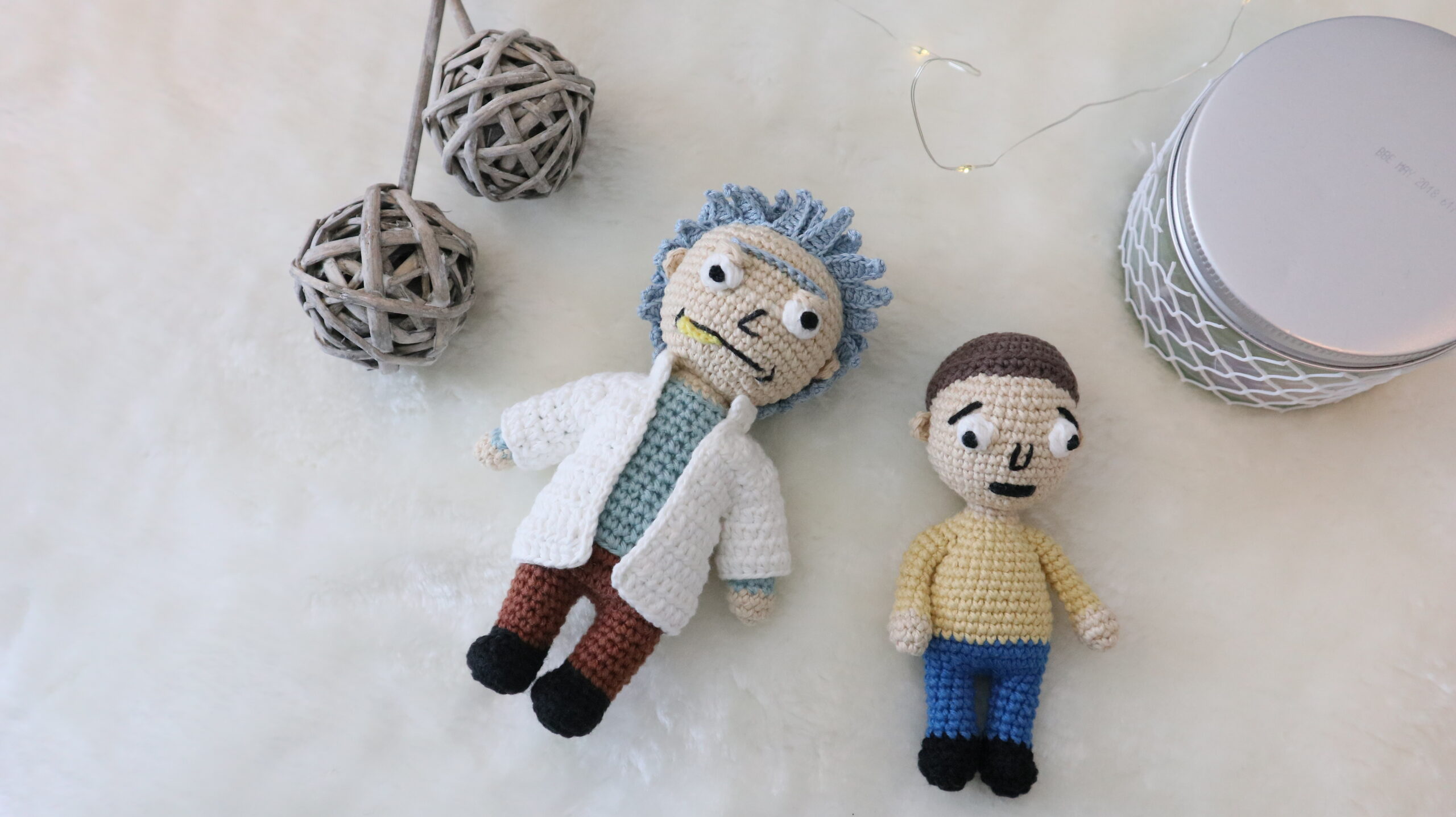 Amigurumi Rick and Morty free pattern