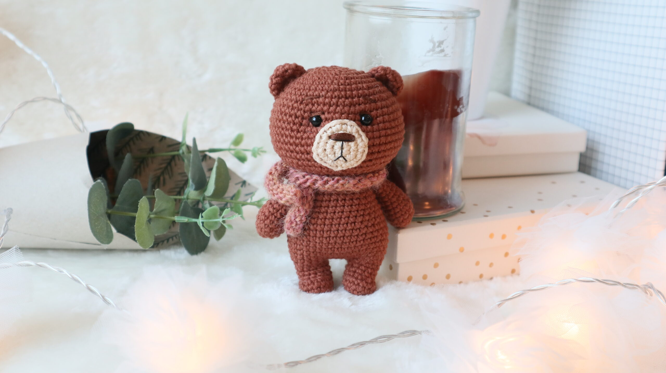 Amigurumi small brown bear free pattern